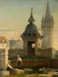 Vaskekoner i en have